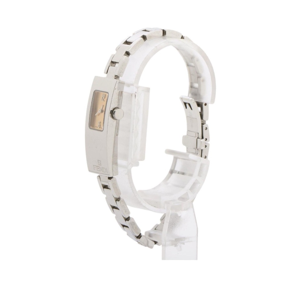 Fendi Silver Rectangular Watch - image 1